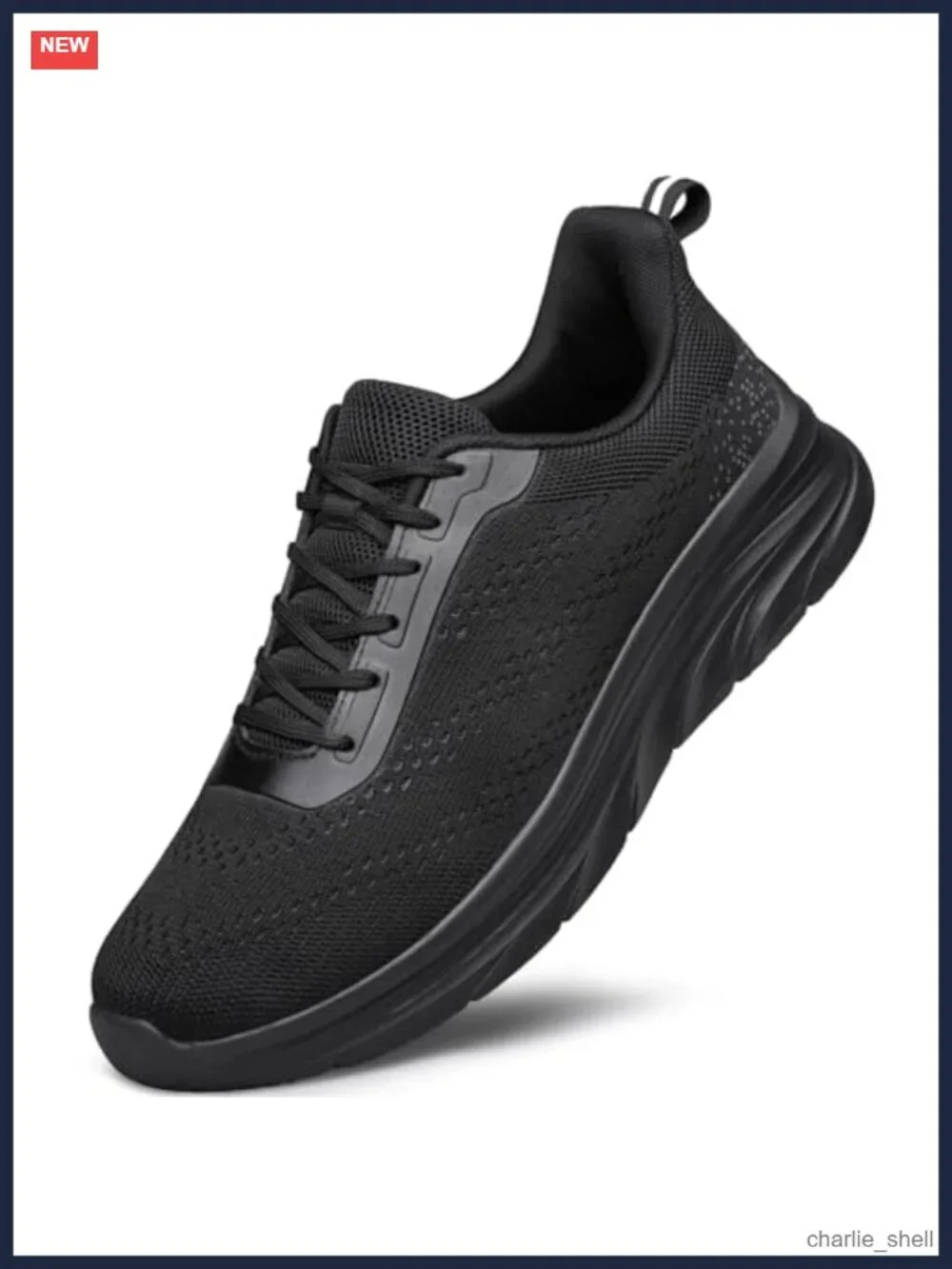 Mens Lightweight Slip On Running Shoes Cushioned Walking Sneakers